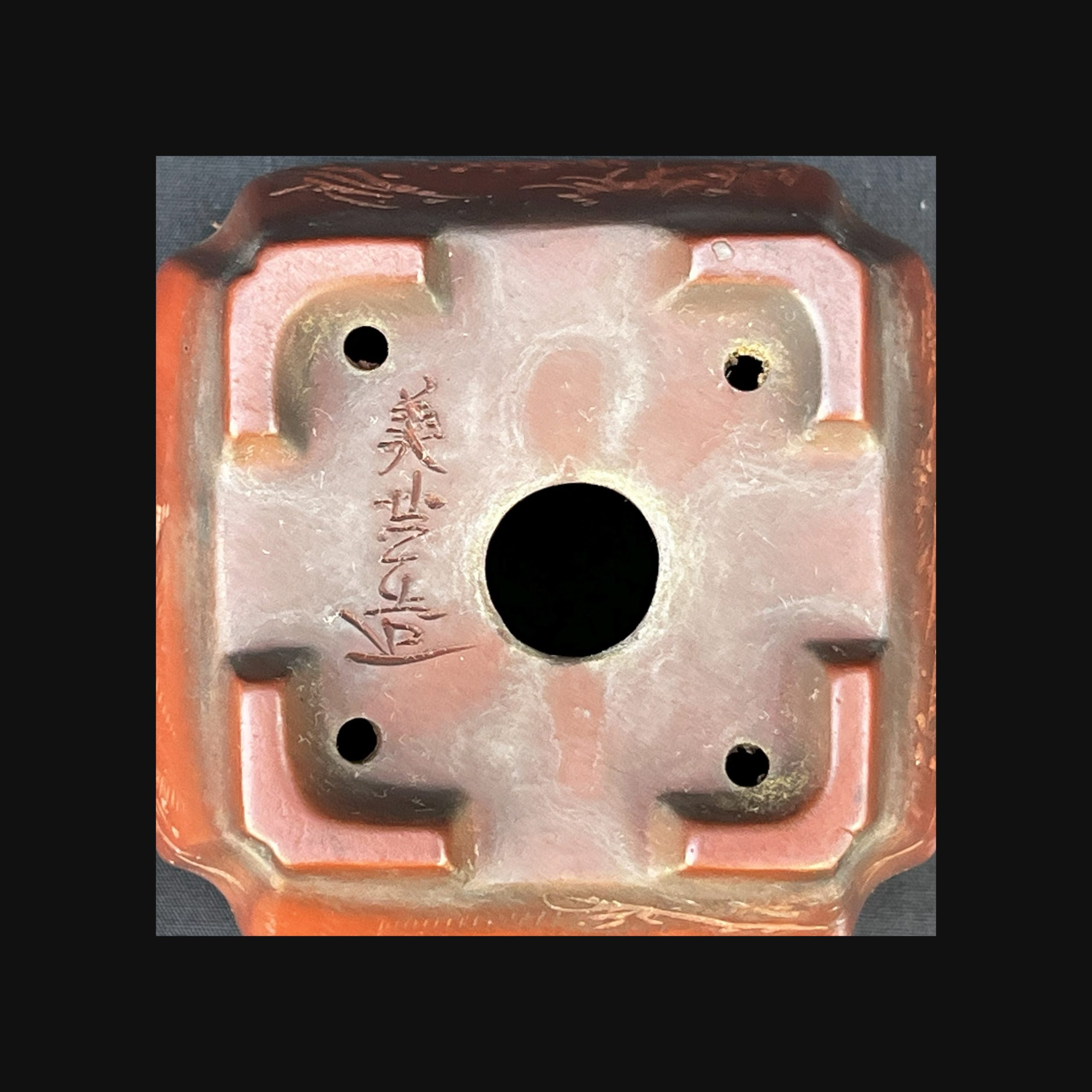 a mame bonsai pots by Bigei, tokoname