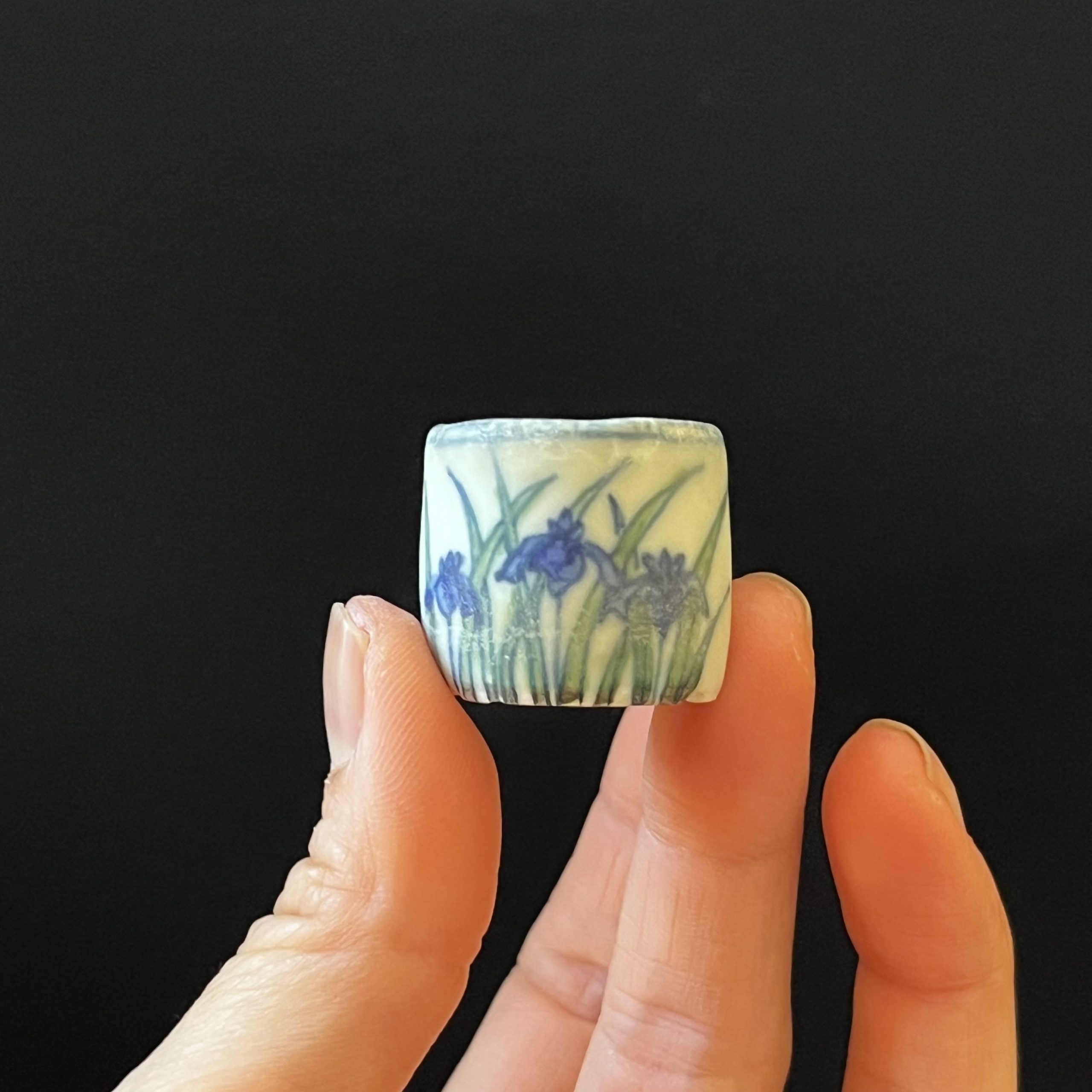 a mame bonsai pots by Shoseki